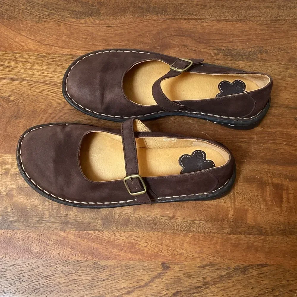 Lands' End Brown Kids Mary Jane Shoes